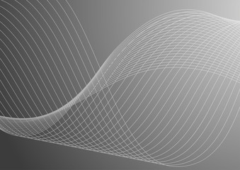 Vector illustration. Light bright colors linear wavy lines for backdrop. Abstract background.