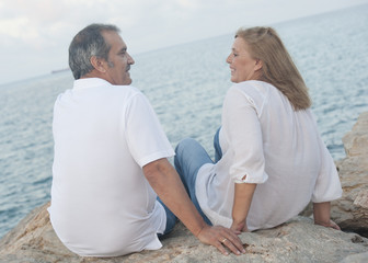 Fototapeta premium Mature marriage on vacation