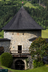 Fototapeta na wymiar Hohenwerfen castle in Austria