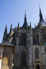 Fototapeta premium Kutna Hora, Czech Republic. Church of Saint Barbara. UNESCO World Heritage Site