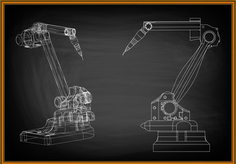 3d model of a welding robot