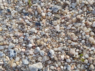 Textura de arena, fondo de piedras pequeñas