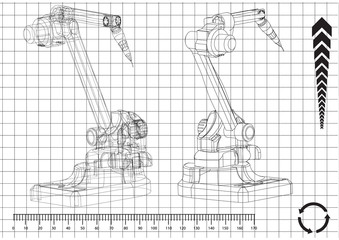 3d model of a welding robot