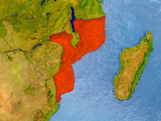 Map of Mozambique