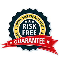 Risk Free 100% Satisfaction Guarantee illustration