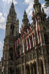 Fototapeta premium Town hall in Vienna, Austria