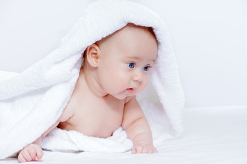 tot under the towel