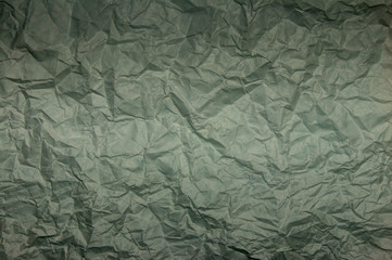 wrinkled gray paper. background