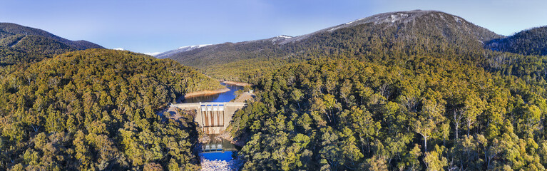 D SM Guthega Dam hor pan