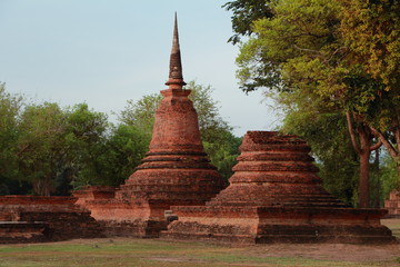 Fototapeta premium スコータイ遺跡
