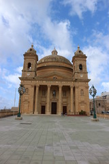 Obraz premium Parish Church of the Assumption of the Blessed Virgin Mary into Heaven, Mgarr, Malta