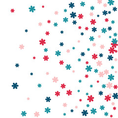 Festive Background with Colorful  flowers. Feminine Pattern for Postcard, Print, Banner or Poster. Small Pretty  flowers For Party Decoration, Wedding, Birthday or Anniversary Invitation. 
