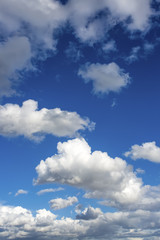 Blue sky and clouds