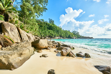 Anse intendance, tropical beach, Mahe, Seychelles