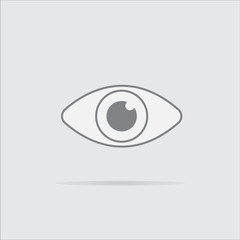 eye isolated icon