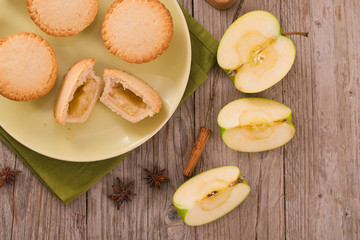 Apple pies. 