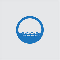 wave water icon 