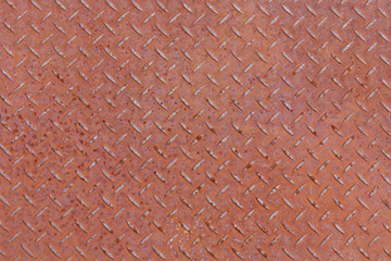 patterned rusty checker plate surface background