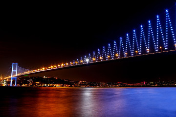 Fototapeta na wymiar istanbul bridge view