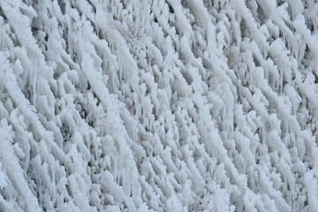 Texture of a ice on the wall
