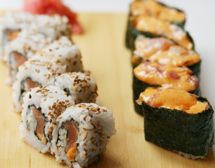  Japanese food. Sushi.