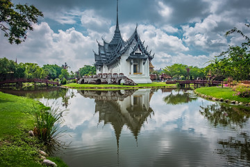 Buddhist temple replica, Ancient Siam, Thailand