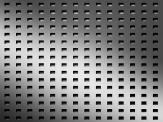 Chrome grid metal background