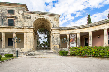 Fototapeta na wymiar Palace of St. Michael and St. George, Corfu, Greece