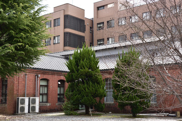日本の大学で見つけた古い建物