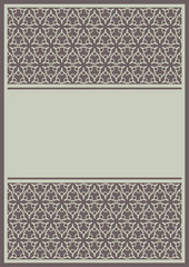 Obraz premium Laser cut vector card. Invitation floral design. Save the Date concept.