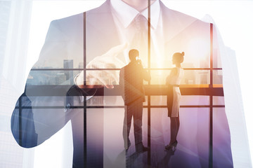 Meeting and teamwork concept