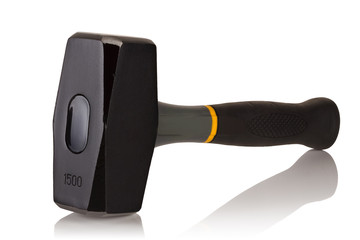sledgehammer with plastic handle weighing 1500 grams