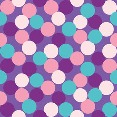 Seamless background with multi-colored balls