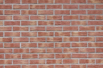 Brick wall red of a house