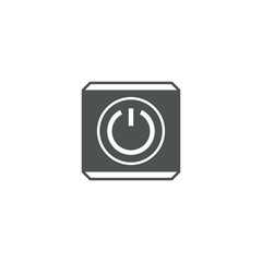 power button icon. sign design