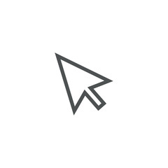 click icon. sign design