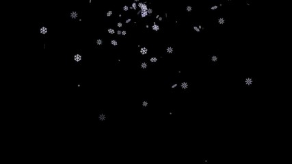Snow and snowflakes falling - Powered by Adobe