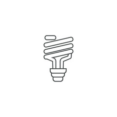 bulb icon. sign design