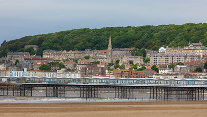 Sea-side town of Weston-Super-Mare, Somerset, England
