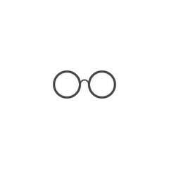 glasses icon. sign design