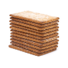sugar and cinnamon thin dry cookies