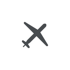 plane icon. sign design