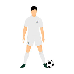 Fototapeta na wymiar England Football Jersey National Team World Cup Illustration