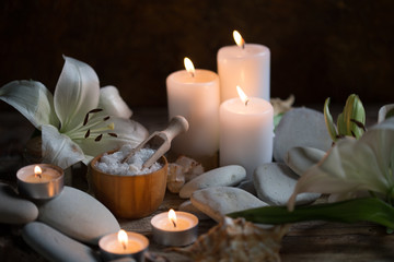 Beautiful composition of spa