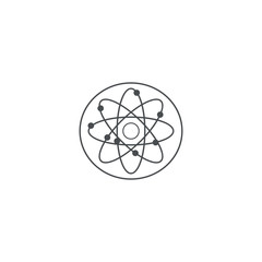 atom icon. sign design