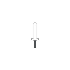 sword icon. sign design