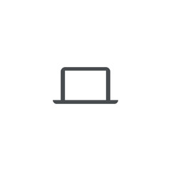 laptop icon. sign design