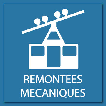 Logo remontées mécaniques.