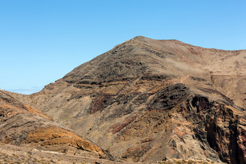 Beautiful landscape at the Ponta de Sao Lourenco, the eastern part of Madeira, Portugal