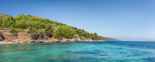 Panorama of dalmatian seashore, Croatia